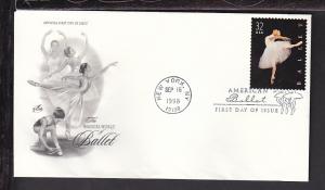 US 3237 Ballet 1998 Artcraft U/A FDC 