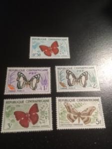 Central African Republic sc 4-8 MHR Butterfly