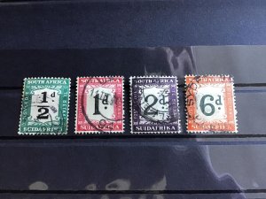 South Africa 1933 used and  postage due stamps R27174