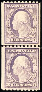 US Stamps # 489 MNH F-VF Line Pair Scott Value $70.00