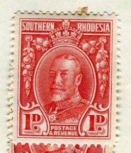 RHODESIA; 1931 early GV issue Mint hinged 1d.. value