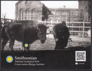 COOK ISLANDS 2021 AMERICAN BISON ANIMALS ANIMAUX SAUVAGES WILDE TIERE