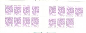 NEW CALEDONIA BIRDS #595 BKLT of 16(MISSING 1)...MNH