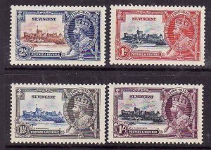 St Vincent-Sc#134-7- id7-unused og NH KGV Omnibus set-Silver Jubilee-1935-