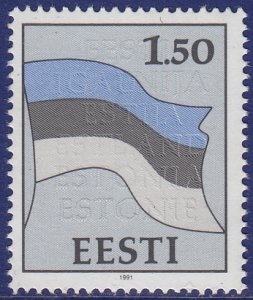 Estonia - 1991 - Scott #209 - MNH - Flag