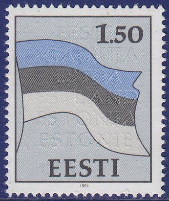 Estonia - 1991 - Scott #209 - MNH - Flag