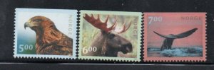 Norway Sc 1253-1255 2000 Tourism stamp set mint NH