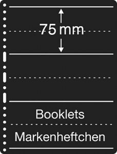 Prinz Booklet System stock pages choice of formats Universal & Standard (per 5)