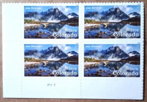 US #6052 (78c) Colorado Statehood-150th Anniv. MNH blk of 4 plate #P1111 (2026)