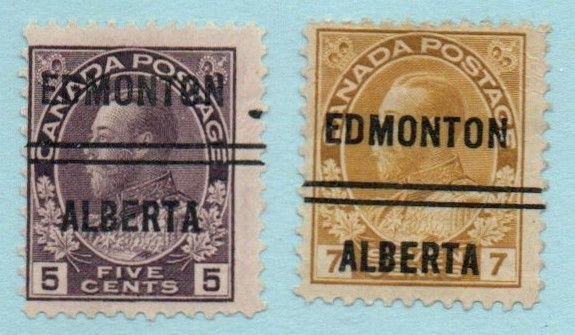 Canada Prercancel Edmonton, Alberta 1-112 & 1-113