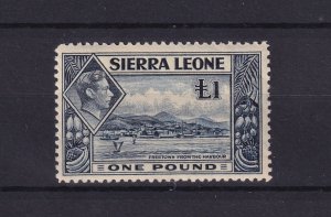 Sierra Leone KGVI 1938 £1 SG200 MH BP16332
