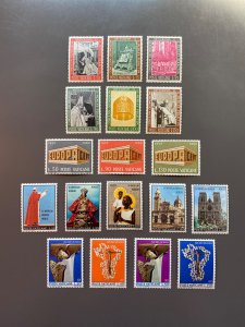 Vatican City 439-444,470-472,495-503 F-VF MNH. Scott $ 4.50