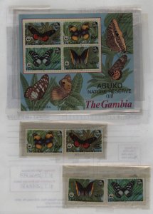 Gambia #407a/404-407  Single (Complete Set)