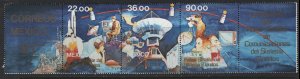 MEXICO   1388a MNH  STRIP OF 3, PLUS 2 LABLED