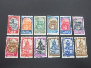 French Sudan 1931 Sc 63,71,75,78,80,84,87,89-90,92,96-7 MH