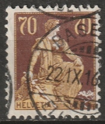 Switzerland 1906 Sc 141 used Basel CDS