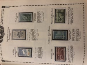 The All American Stamp Album Mint Stamps Very Nice Starts At 1933 Almost Full