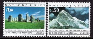 UN Geneva 211-212 UNESCO MNH VF