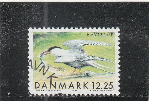 Denmark  Scott#  1166  Used  (1999 Arctic Tern)