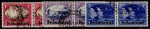 BECHUANALAND PROTECTORATE GVI SG129-131, 1946 VICTORY set, FINE USED. 