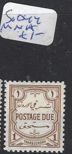 JORDAN (P2702B) POSTAGE DUE SG D244    MNH