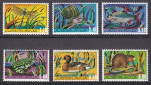 Yugoslavia, Fauna, Birds, Animals, Fishes, Amphibians, Insects MNH / 1976