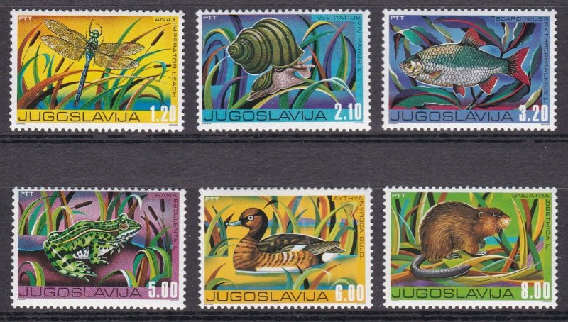 Yugoslavia, Fauna, Birds, Animals, Fishes, Amphibians, Insects MNH / 1976