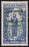 French Administration of Cameroun SG#36 Mint - 1916 25c. -