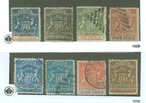 Rhodesia (1890-1923) #1-9 Used