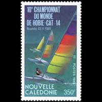 NEW CALEDONIA 1989 - Scott# 620 Sailships Set of 1 NH