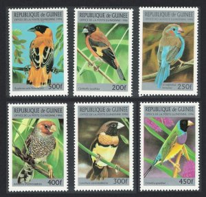 Guinea Birds 6v 1996 MNH SC#1368-1373 SG#1691-1696