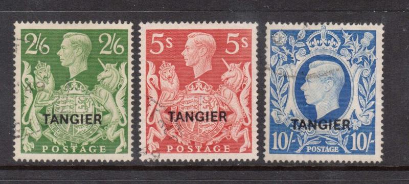 Great Britain Offices In Morocco #543 - #545 VF Used Scarce High Values