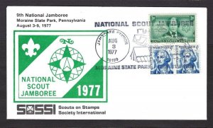 1977 US National Boy Scout Jamboree East Moraine cancel SOSSI