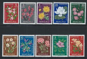 MACAO SC# 372-81 FVF/MNH 1953