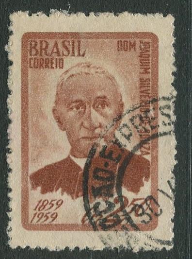 Brazil - Scott 894 - Joachim Silverio De Souza- 1959 - Used- Single 2.50cr Stamp