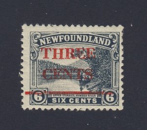 Newfoundland MNH OP Stamp; #160iii C under T MNH VF Guide Value = $100.00