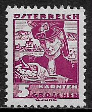 Austria #357 MNH Stamp - Carinthia Costume
