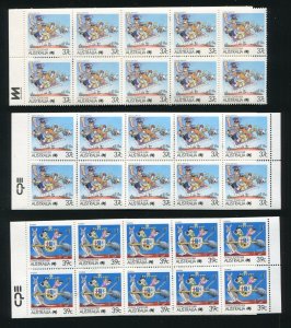 Australia 1063a, 1063Bc Living Together Stamp Booklets MNH