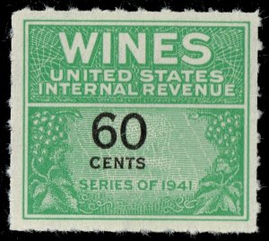 US #RE140 Wine Stamp; Unused NGAI