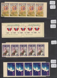 Thailand  MNH  booklet collection   cat $585.00 sell at 16%