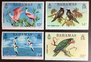 Bahamas 1974 National Trust Birds MNH