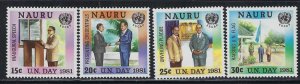 Nauru 232-35 MNH 1981 set (an6629)