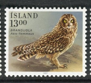 ICELAND; 1980s early Birds issue fine Mint 13k. value