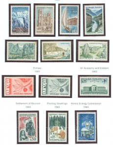 France #1124-1136 Mint (NH) Single