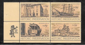 #1440-43 MNH Zip Block of 4