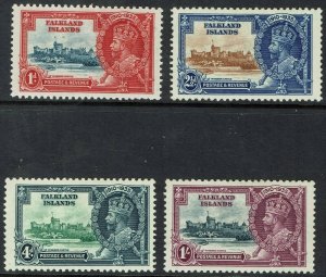 FALKLAND ISLANDS 1935 KGV SILVER JUBILEE SET