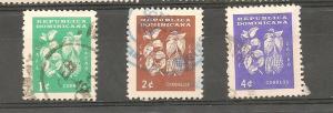 DOMINICAN REPUBLIC STAMPS,/USED CAFE, CACAO.#BA33