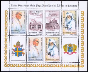 Romania 1999 Pope John Paul II Scott #4299 Mint Never Hinged