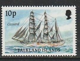 1989 Falkland Islands - Sc 494 - MNH VF - 1 single - Ships of Cape Horn