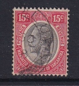 Tanganyika #31 used 1927 King George V  15c